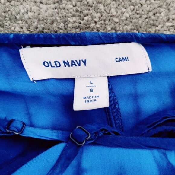 Old Navy Cami Womens Tie Dye Maxi Slip Dress Size Large Spaghetti - Picture 5 of 5